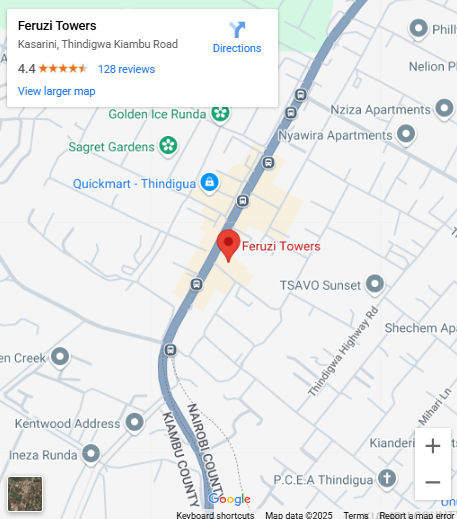 Map showing Beacon Children's Centre location